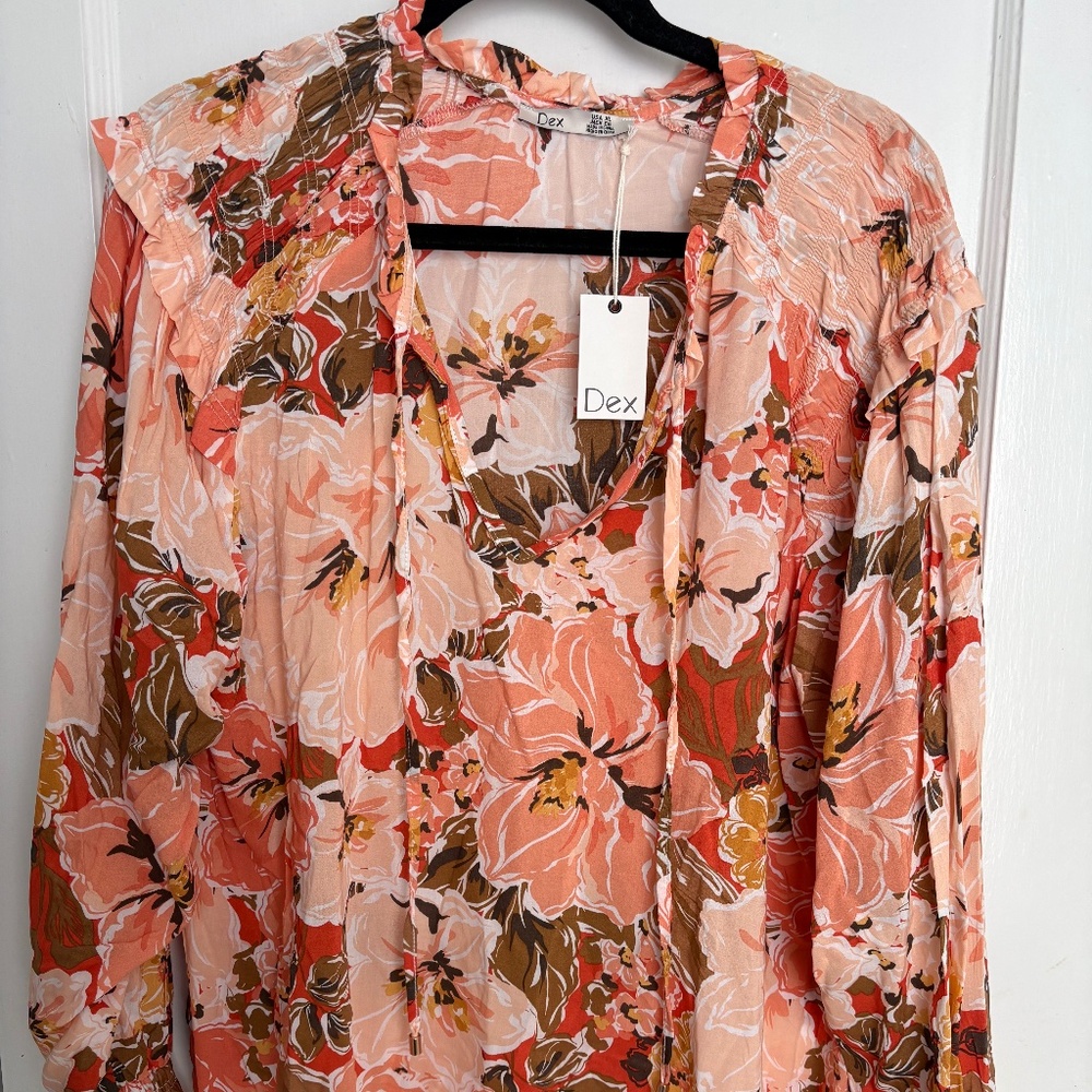 Dex floral blouse